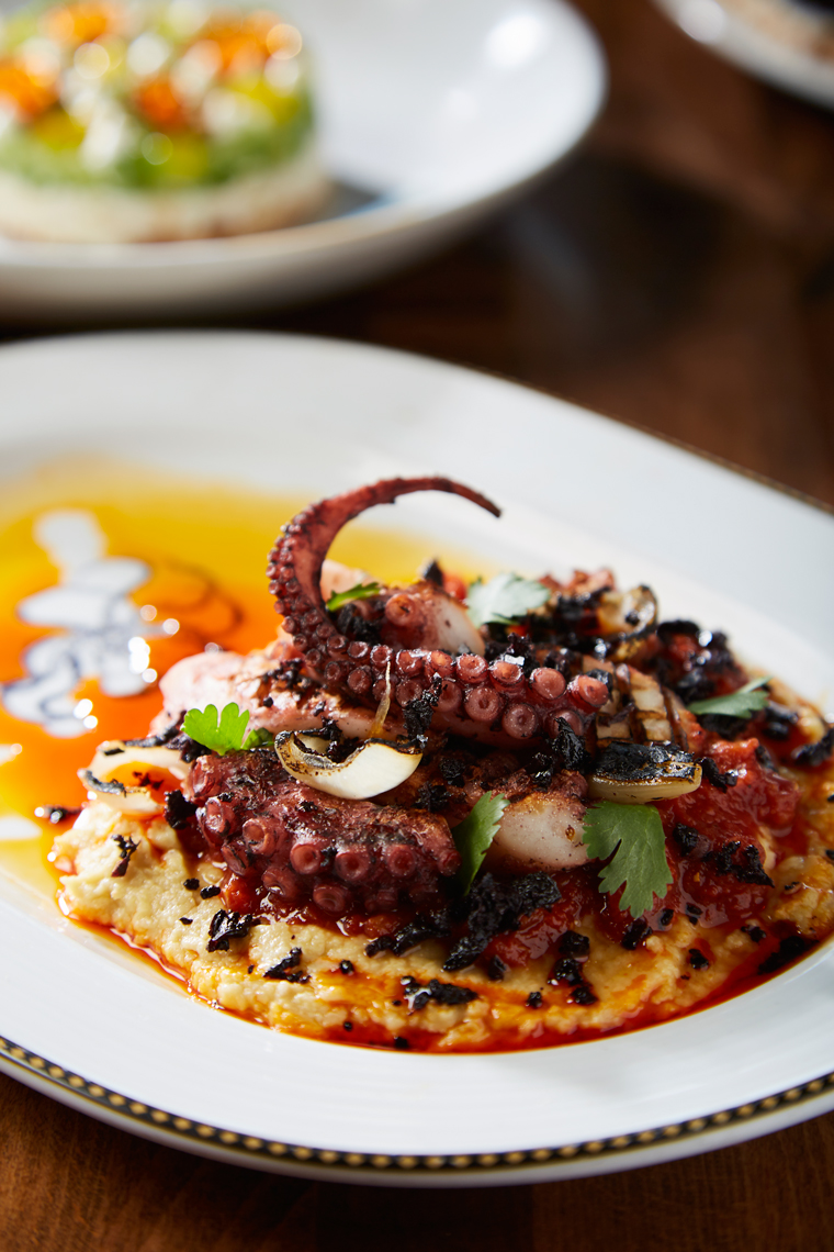 Grilled Octopus photo by Chris Kessler Photography.  Chris Kessler is a freelance Photographer based in Milwaukee Wisconsin. Specializing in Food photography and portraiture.