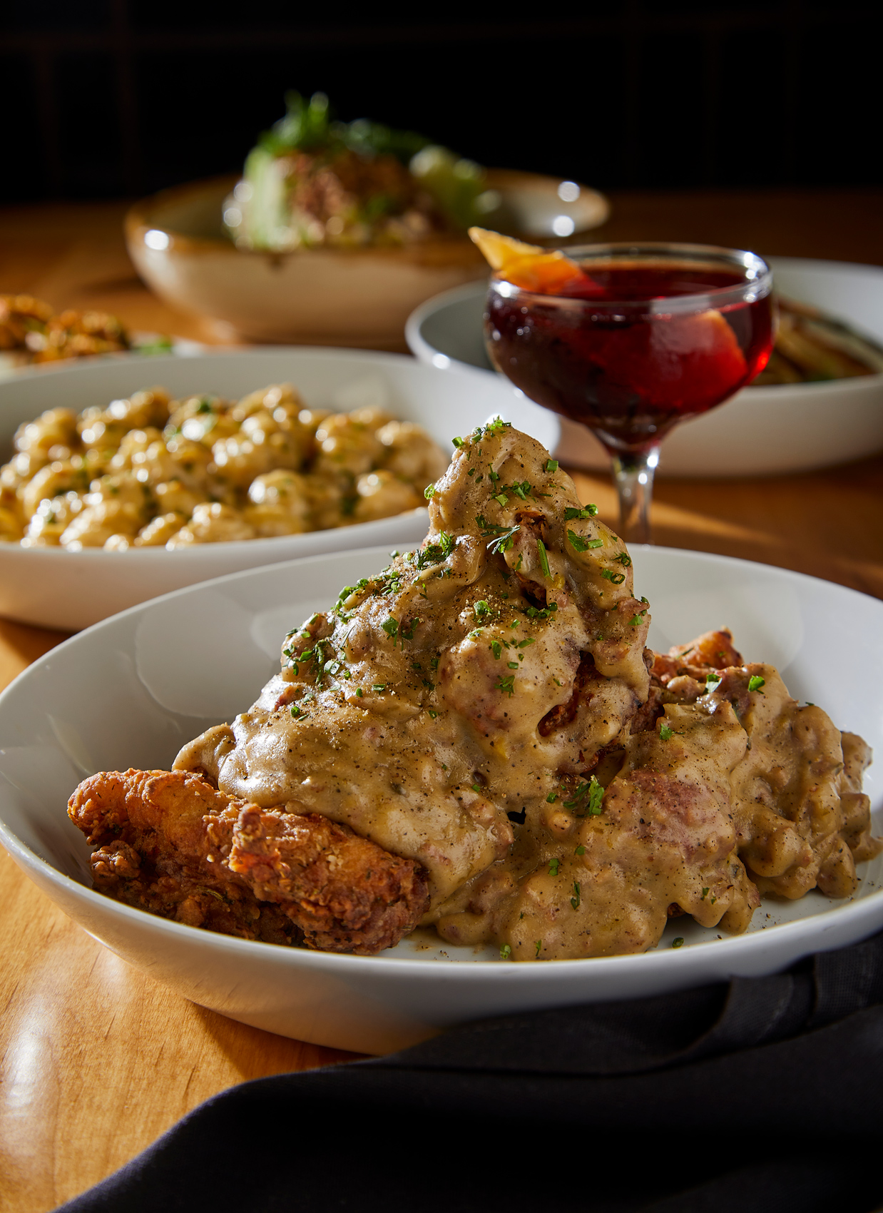 Chicken Fried Chicken photo by Chris Kessler Photography.  Chris Kessler is a freelance Photographer based in Milwaukee Wisconsin. Specializing in Food photography and portraiture. 