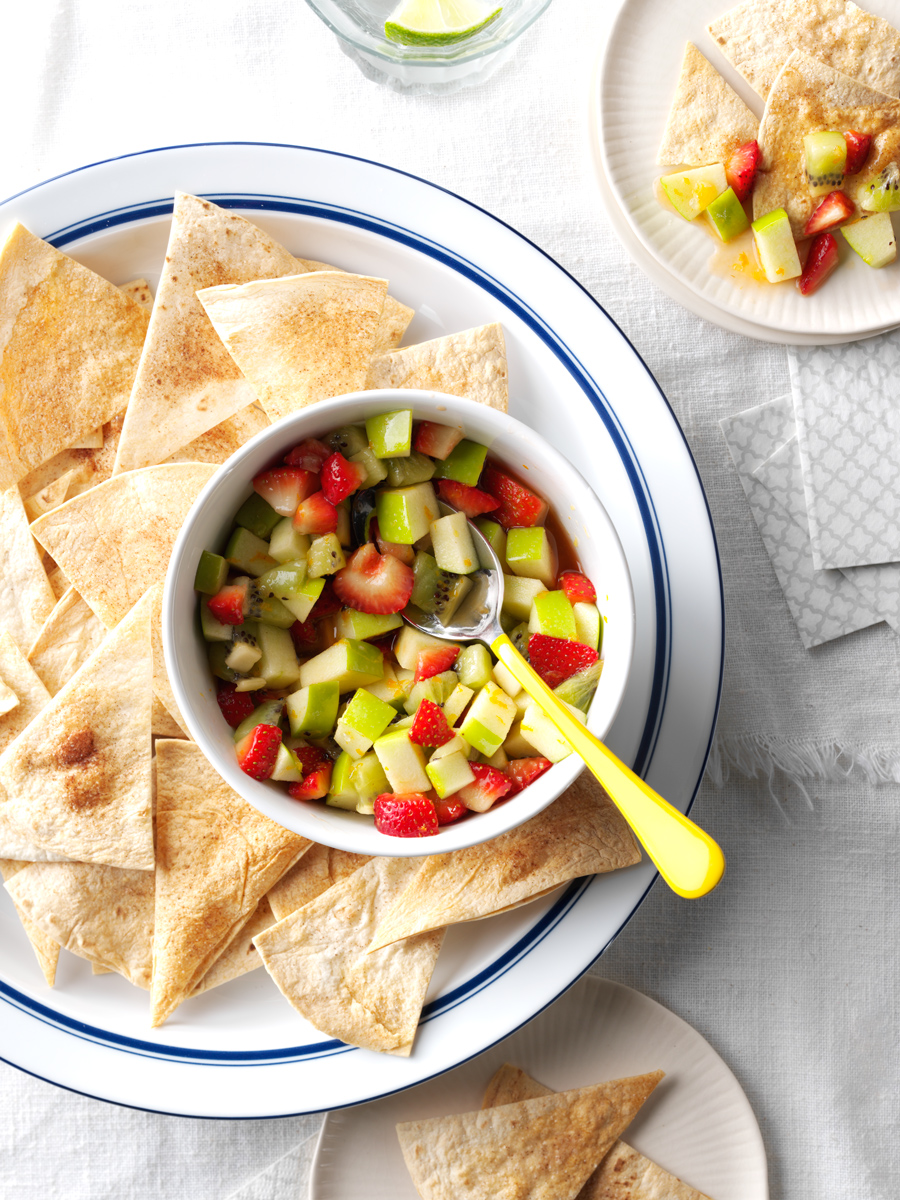 Apple Salsa with Cinnamon Chips photo by Chris Kessler Photography.  Chris Kessler is a freelance Photographer based in Milwaukee Wisconsin. Specializing in Food photography and portraiture.