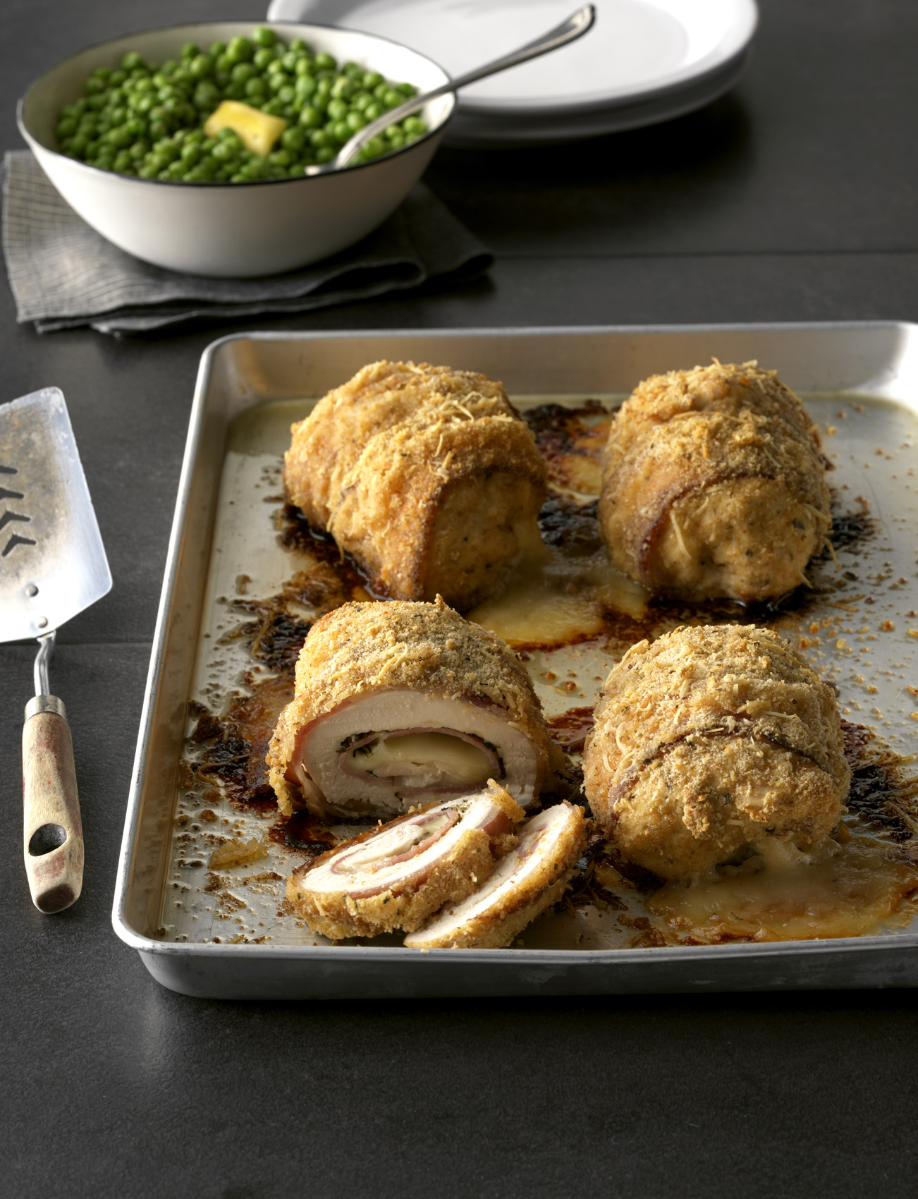 Chicken Cordon Bleu photo by Chris Kessler Photography.  Chris Kessler is a freelance Photographer based in Milwaukee Wisconsin. Specializing in Food photography and portraiture.